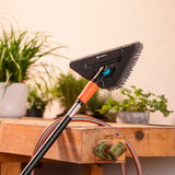 Gardena cleansystem håndtagsbørste blød flex vaskebørste (grå, 18812-20)