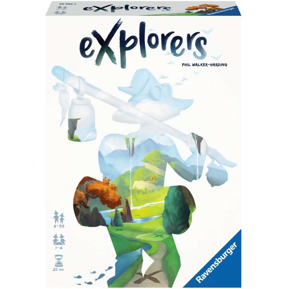 Ravensburger explorers brætspil (engelsk, 1 - 4 spillere, 20 - 30 minutter, fra 8 år)