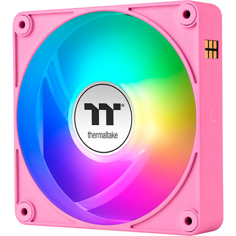 Thermaltake ct120 ex argb sync pc køleventilator pink (3-fan pack) case fans (pink, 3 styks, 120 x 120 x 25 mm, pwm)