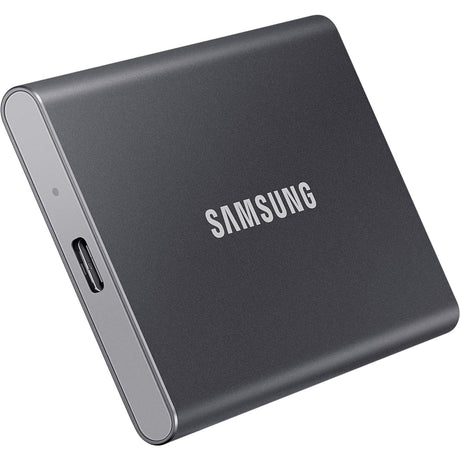 Eksternt SSD-drev Samsung grå 57 mm x 85 mm x 8 mm