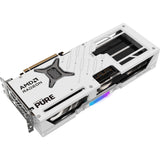 Sapphire Radeon RX 9070 Pure OC grafikkort (hvidt, 2x skærmport, 2x HDMI, RDNA4)