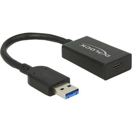 Delock-konverter USB-A 3.1 > USB-C-adapter (sort, 0,15 meter)