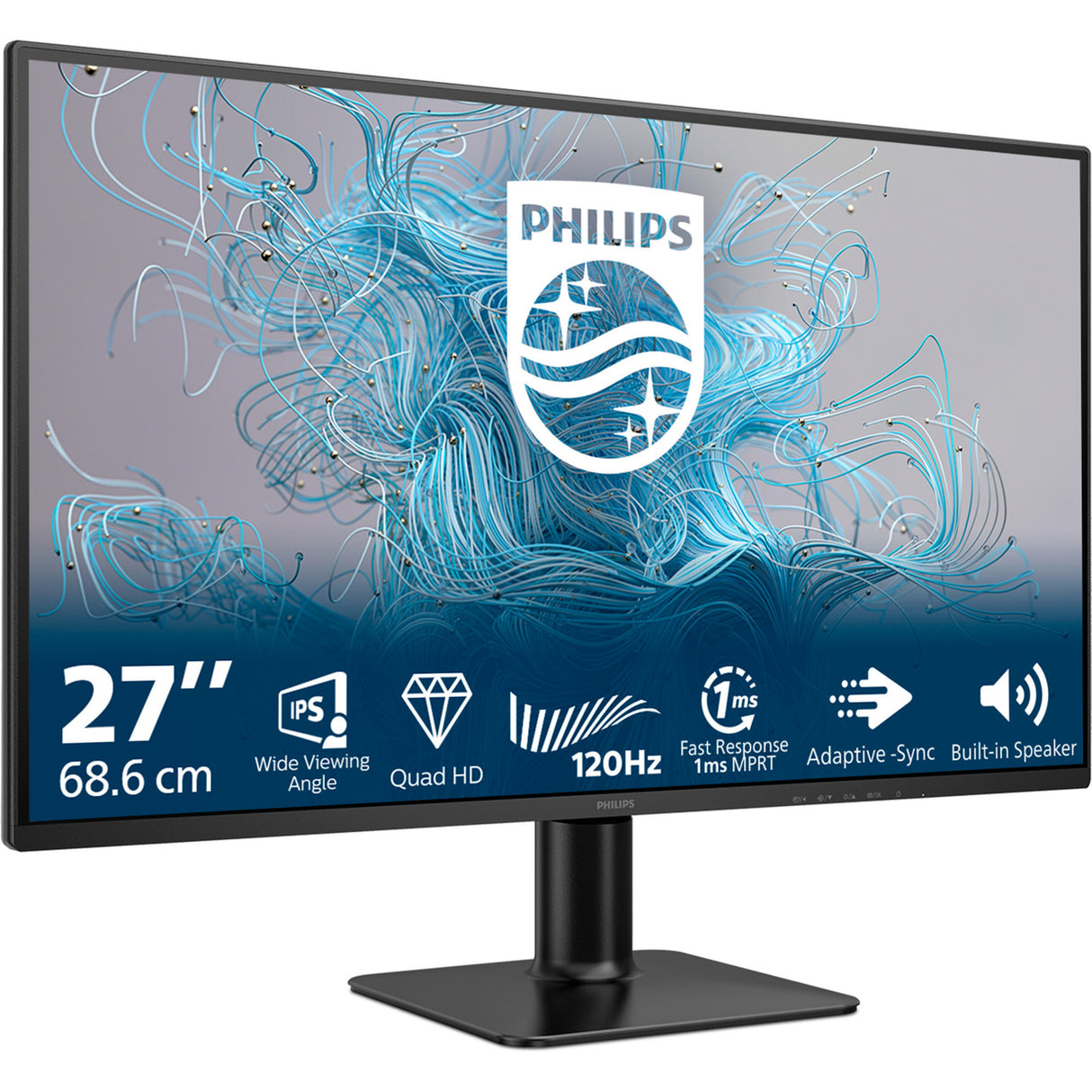 Philips 27e2n2500 00 27 skærm (sort, HDMI, skærmport, 120 Hz)