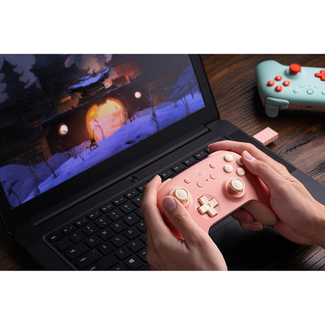 8bitdo ultimate 2c trådløs gamepad (fersken lysegul)