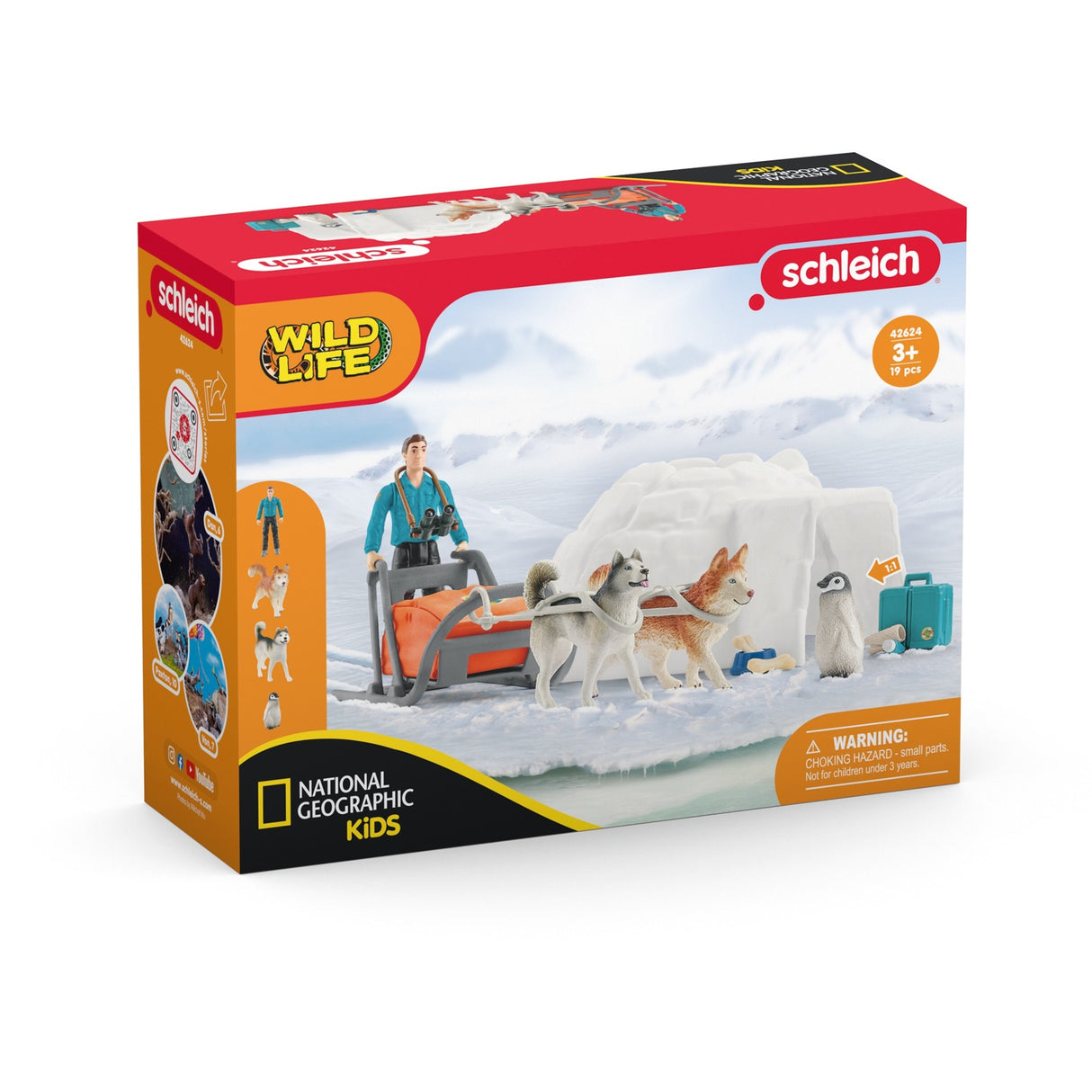 Schleich vilde liv - Antarktis ekspeditions legefigur (42624)