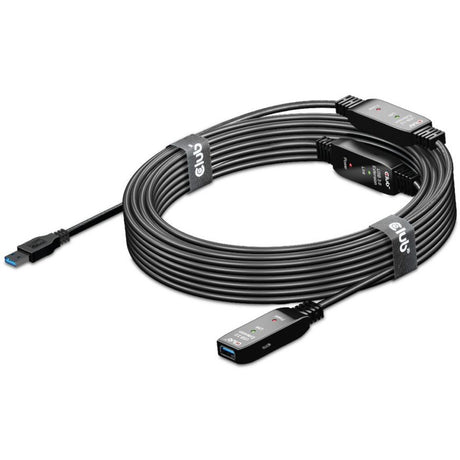 Club 3D USB 3.2 Gen 1 Active Repeater forlængerkabel (sort, 15 meter)