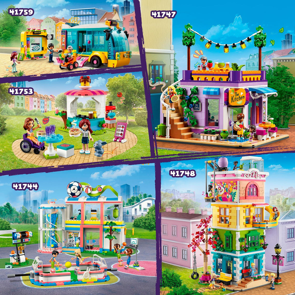 Lego venner - byggelegetøj til sportscenter (41744)