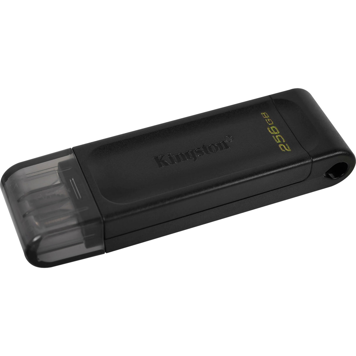 Kingston Data Traveler 70 256 GB USB-stick (sort, DT70 256 GB, USB-C 3.2 gen 1)