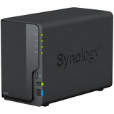 Synology diskstation ds223 nas (sort, 1x 1 GB LAN, 3x USB 3.2 gen 1)