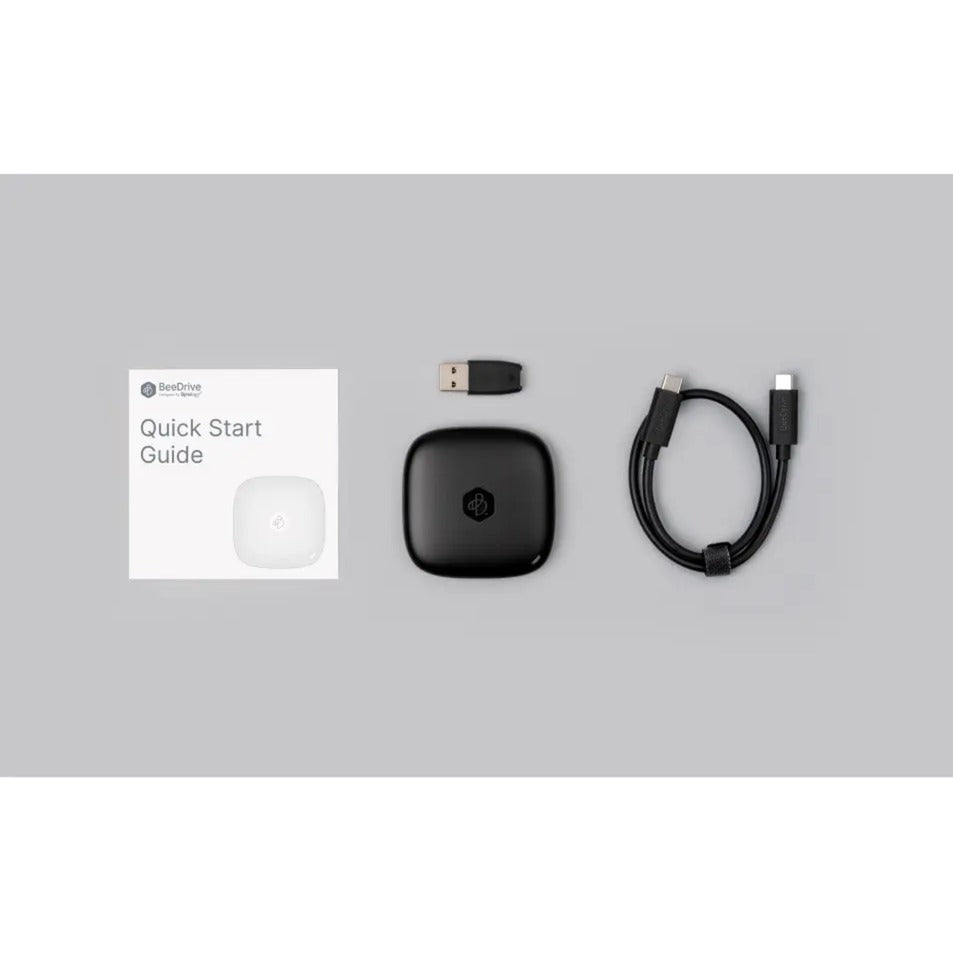 Synology beedrive 2 TB ekstern SSD (sort, USB 3.2 gen 2 (type C))
