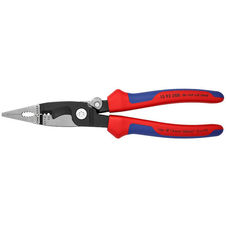 Knipex elektronik installation tang 13 92 200 (rød blå)