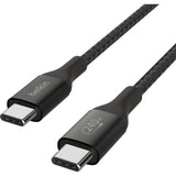 Belkin boost charge USB-C > USB-C-kabel (sort, 1 meter, 240 W)