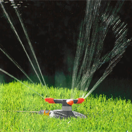 Gardena klassisk cirkulær sprinklersamba (grå orange, 2060-20)