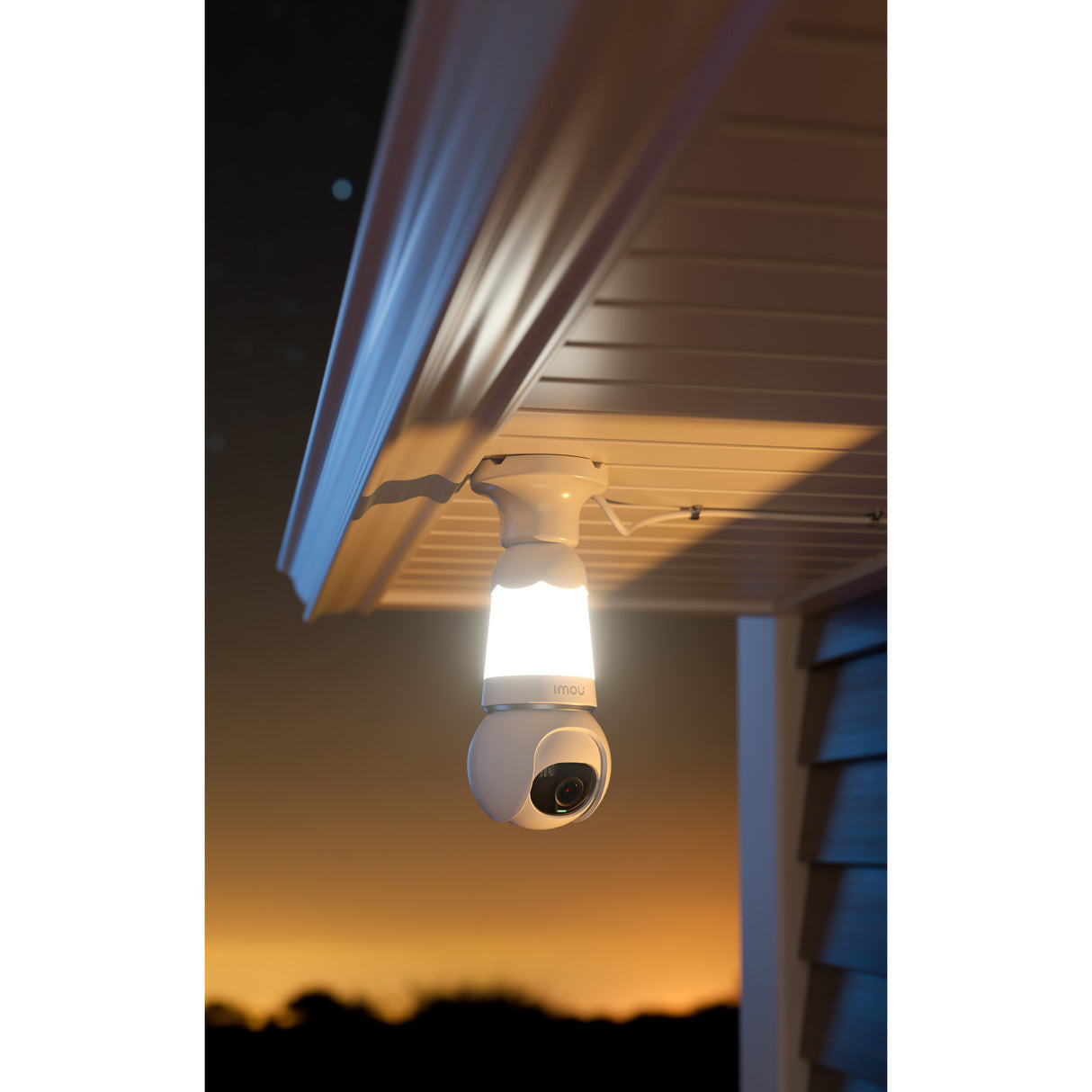 Imou bulb cam 2k sikkerhedskamera (hvid, e26 e27 universal skruefitting)