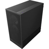 Nzxt h5 flow rgb v2 midi tårnhus (sort | 1x usb-a | 1x usb-c | rgb | hærdet glas)