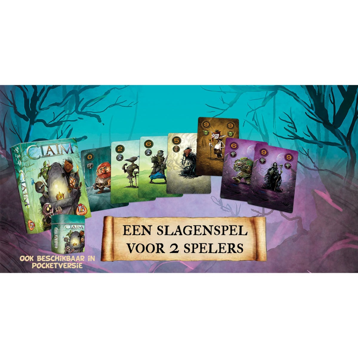 White goblin-spil gør krav på kortspil (hollandsk, 2 spillere, 25 minutter, fra 10 år)