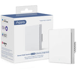 Aqara smart wall switch h1 (ingen neutral, enkelt rocker) - zigbee 3.0 - enkelt switch - uden neutral ledning
