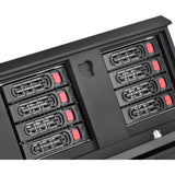Silverstone CS381b v1.1 rackhus (sort | 2x USB-A 3.2 (5 Gbit s) | 2x lyd)