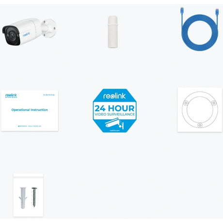 Reolink p320, 5 mp IP PoE sikkerhedskamera (hvid)