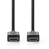 Højhastigheds HDMI-kabel med Ethernet, 5,0 meter (sort, 4k@30hz)