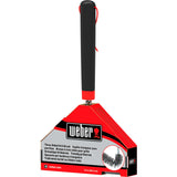 Weber tresidet rensebørste grillrensebørste (sort rød, 30 cm)