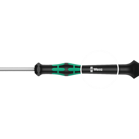 Wera kraftform 12sb1 mikro skruetrækker sæt (sort grøn, til elektriske apparater)