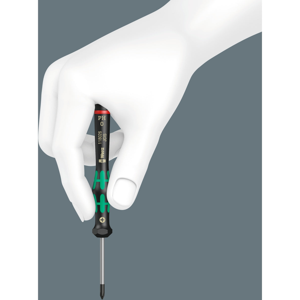 Wera 2067 6 elektronik torx bo skruetrækkersæt + stativ (sort grøn, 6-delt)