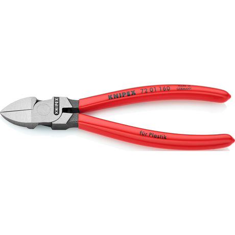 Knipex sideskæretang til plast | plastbelagt | 160 mm - 7201160