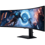 Samsung Odyssey G9 S49FG910EU 49 buet Ultrawide Gaming Monitor (sort, 144 Hz, HDMI, DisplayPort, AMD FreeSync)