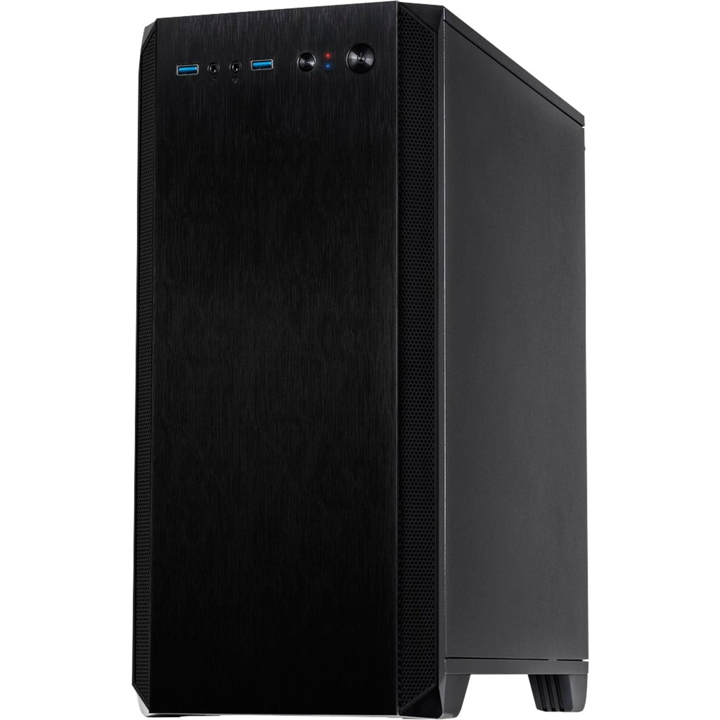 Inter-tech h-606 mini tårnhus (sort | 2x USB-A)