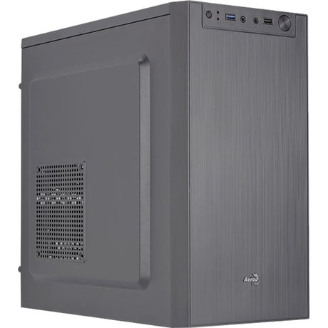 Aerocool CS-108 mini tårnhus (sort | 2x USB-A)