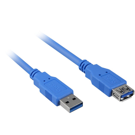 Sharkoon USB 3.0 forlængerkabel (blå, 2 meter)