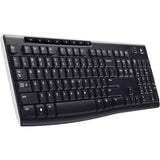 Logitech trådløst tastatur k270 (sort, eu-layout (qwerty), gummikuppel)