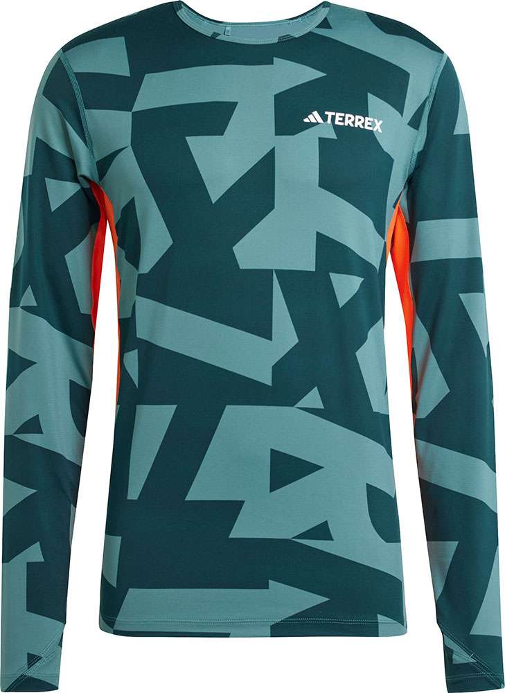 Adidas multi syntetisk baselayer - funktionel langærmet skjorte