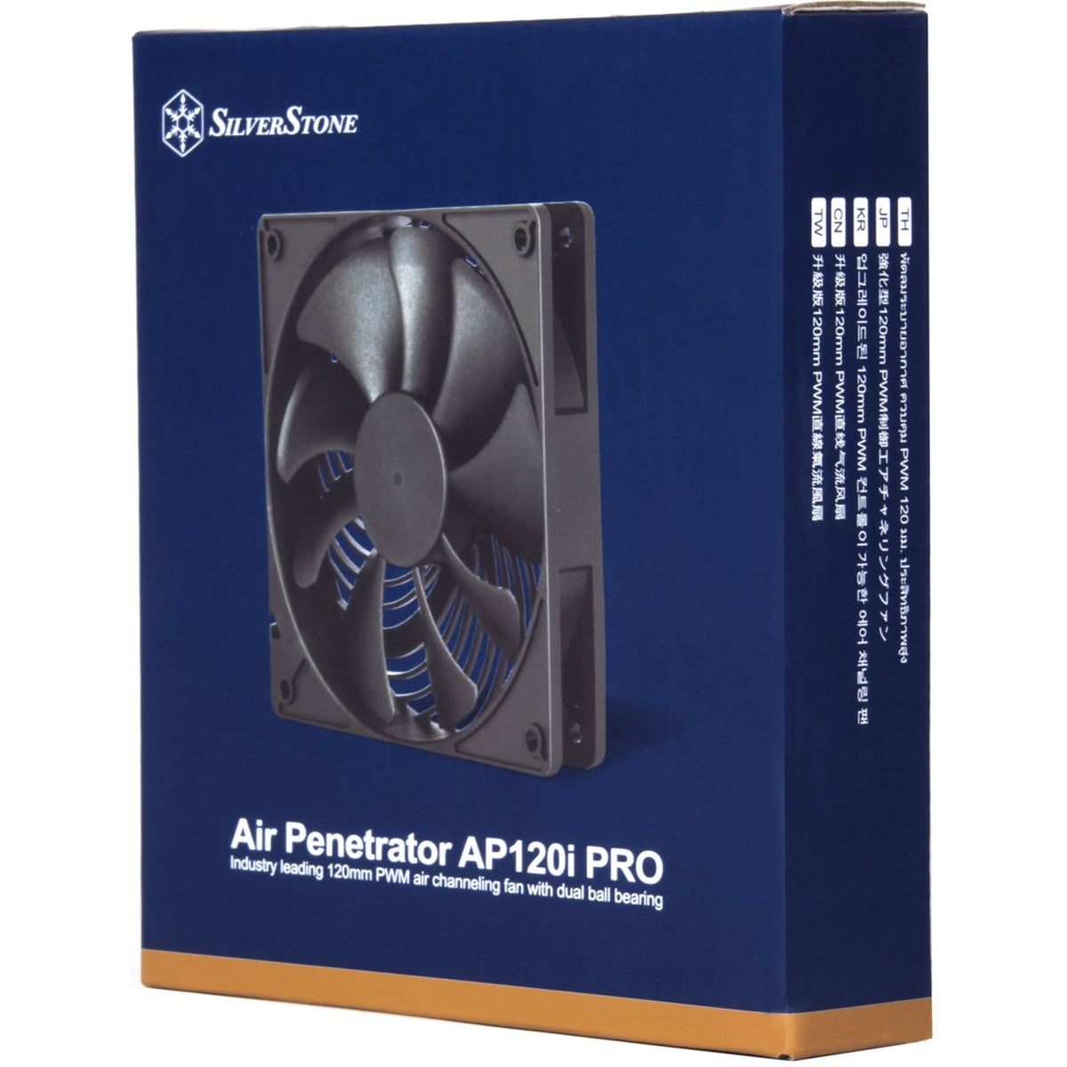 Silverstone air penetrator 120i pro case ventilator (sort, 120 x 120 x 25 mm, pwm)