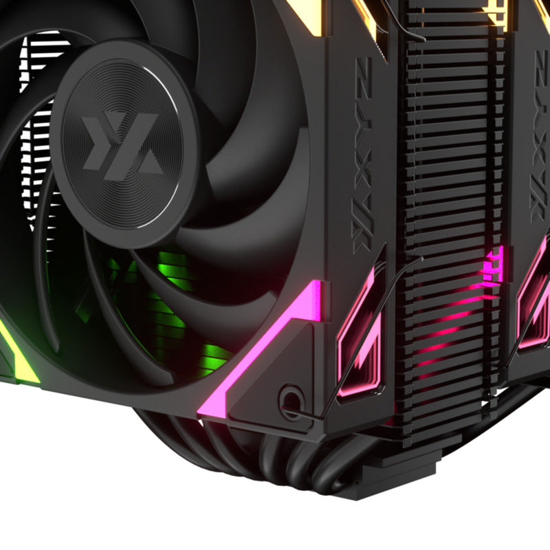Xyz PC Gear Thermax 6 Duo RGB CPU-køler (sort, ARGB, PWM)