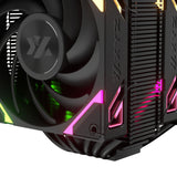 Xyz PC Gear Thermax 6 Duo RGB CPU-køler (sort, ARGB, PWM)
