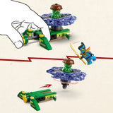 Lego ninjago 71849 ny vs. elementær monster spinner