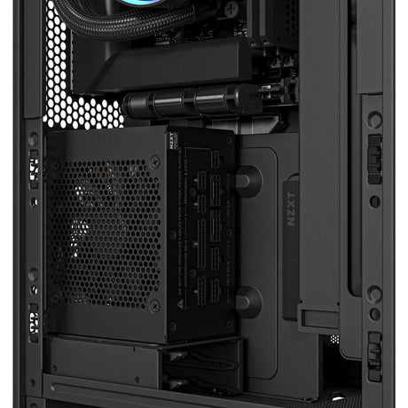 Nzxt h2 flow mini tårnhus (sort | 2x USB-A | 1x USB-C | hærdet glas)