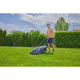 Gardena plæneklipper powermax duo 46 36v (sort grå, 2x batteri og oplader inkluderet)