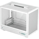 Deepcool ch160 mini tårnhus (hvid | 2x USB-A | 1x USB-C | hærdet glas)