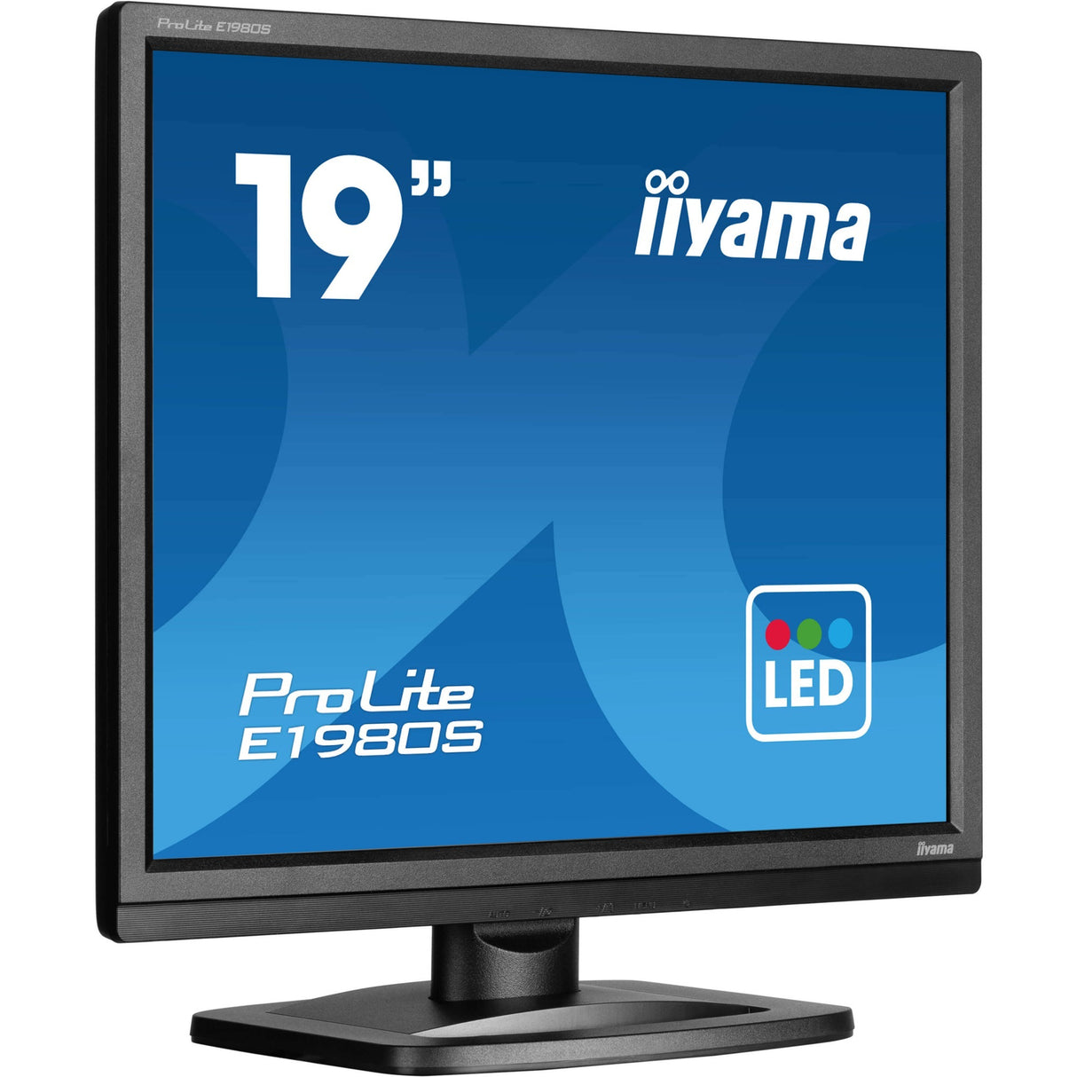 Iiyama prolite e1980s-b1 19 skærm (sort, hdmi, skærmport)