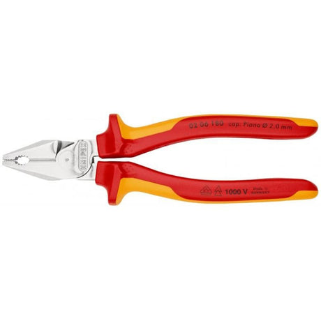 Knipex power kombitang forkromet 180 mm - 0206180