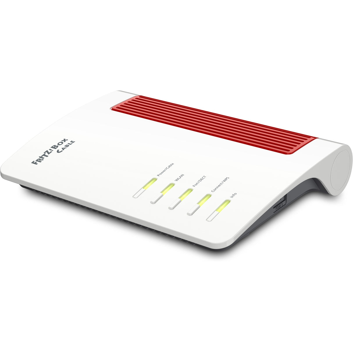 Fritz! box 6660 kabel international router (hvid rød, mesh wi-fi)