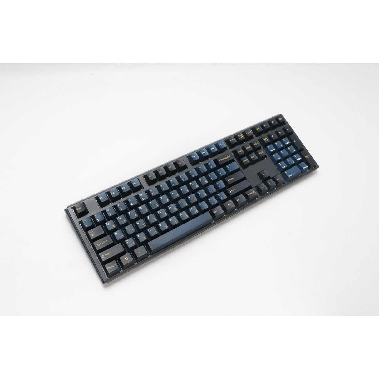 Ducky one 3 pro, gaming-tastatur (sort, us-layout, cherry mx2a blue, rgb led, double-shot pbt, kvaksalvermekanik, hot swap)