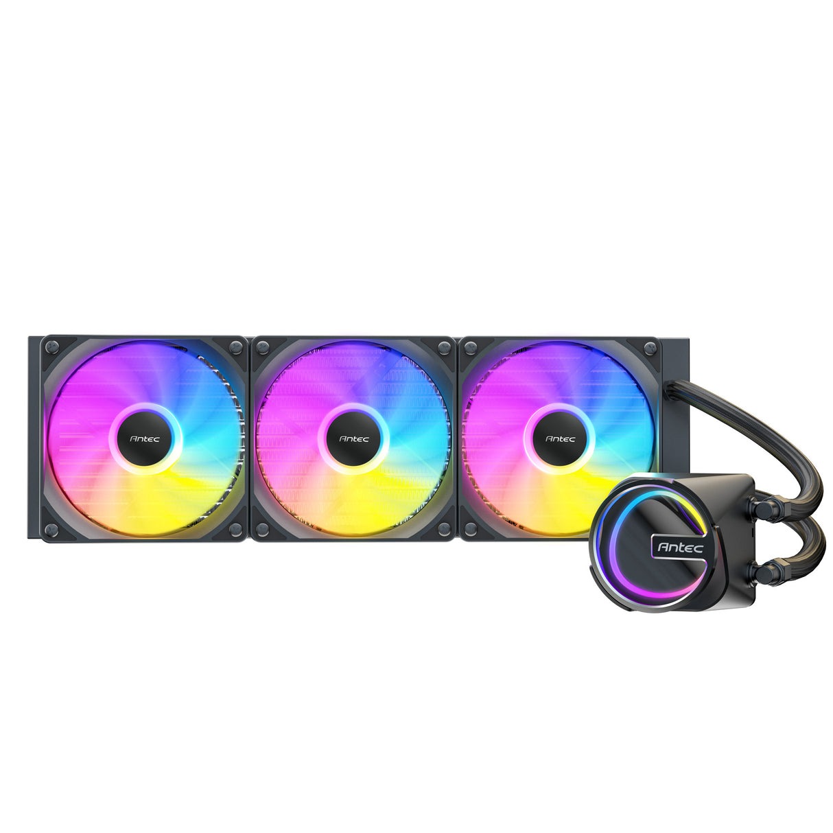 Antec skeleton 360 argb vandkøling (sort)