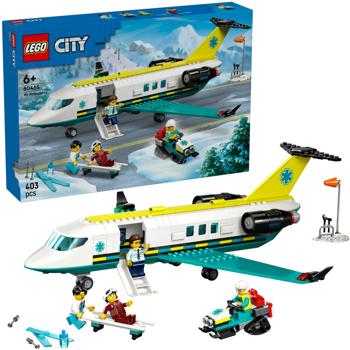 Lego ® byambulancefly, legetøjsfly - 60465