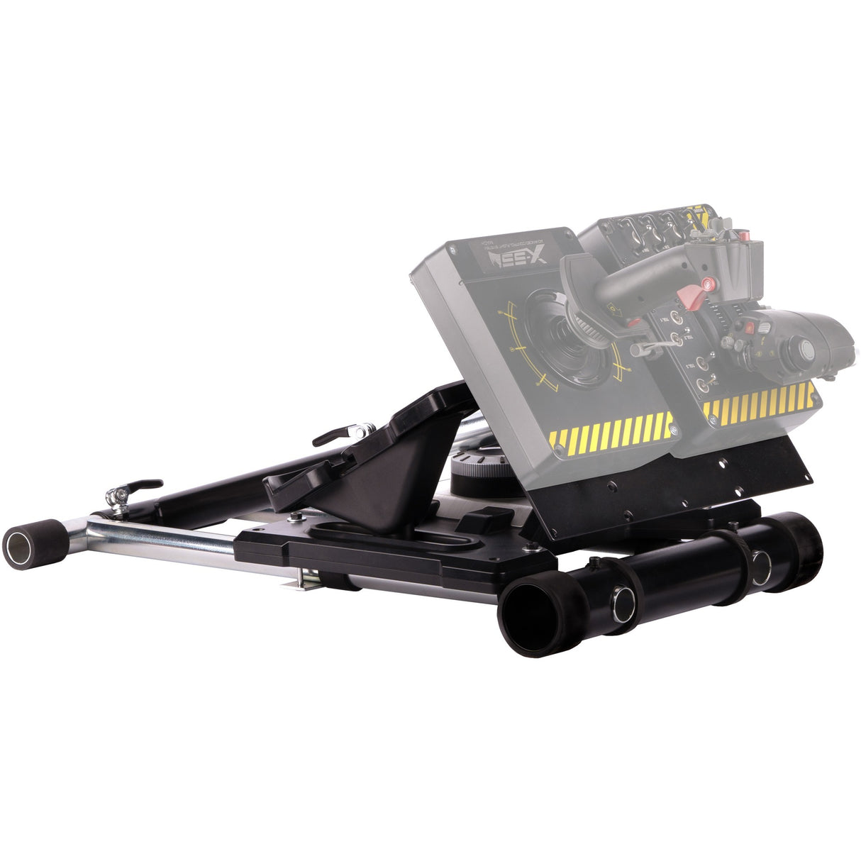 Hjulstander pro deluxe v2 thrustmaster hotas warth holder (sort, til thrustmaster hotas warthog, saitek x-55, x52, pro og x65)