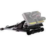 Hjulstander pro deluxe v2 thrustmaster hotas warth holder (sort, til thrustmaster hotas warthog, saitek x-55, x52, pro og x65)