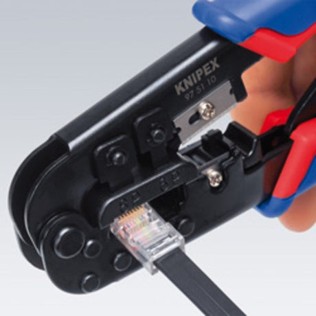 Knipex krympetang til westernpropper poleret med multi-komponent håndtag 190 mm - 975110